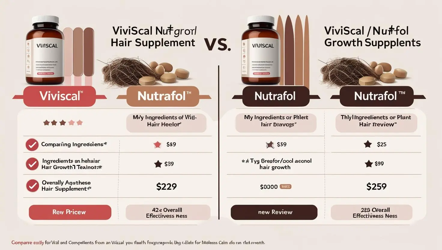 Viviscal vs Nutrafol
